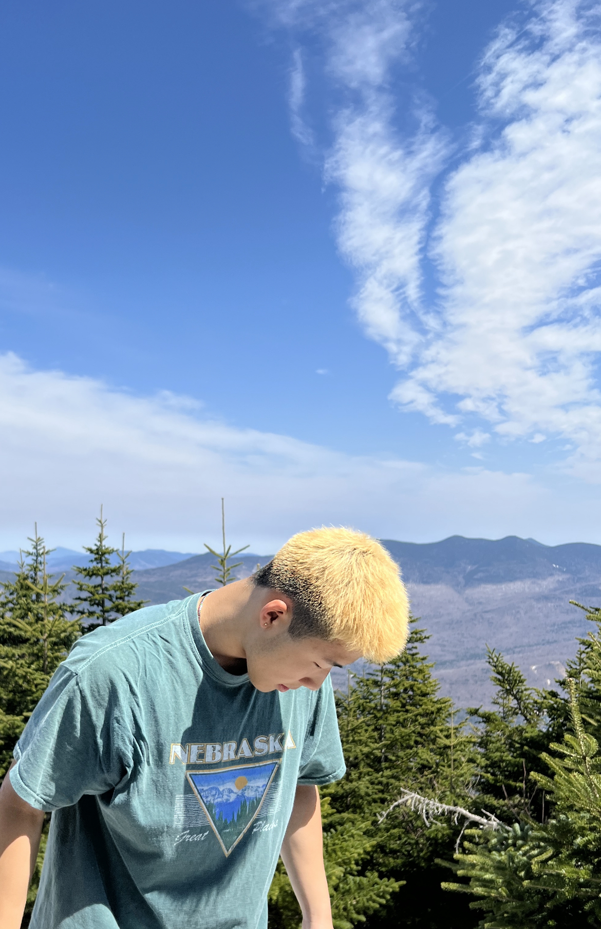 White mountains hiking